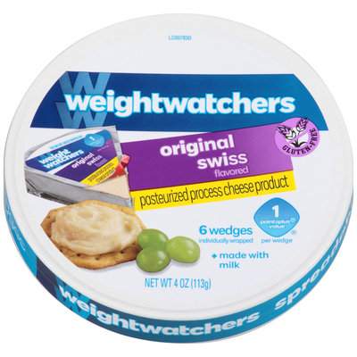 Weight Watchers Original Swiss Flavored Cheese 6 ct Wedges