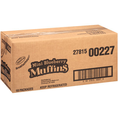 Armour® Breakfast Makers™ Mini Blueberry Muffins 2.35 oz. Tray
