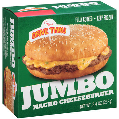 Pierre™ Drive Thru® Jumbo Nacho Cheeseburger 8.4 oz. Box