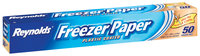 REYNOLDS FREEZER PAPER Plastic Coated Freezer Paper 50 SF BOX