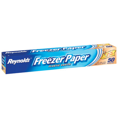 REYNOLDS FREEZER PAPER Plastic Coated Freezer Paper 50 SF BOX