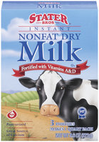 Stater Bros. Instant Nonfat Dry Milk 9.6 Oz Box