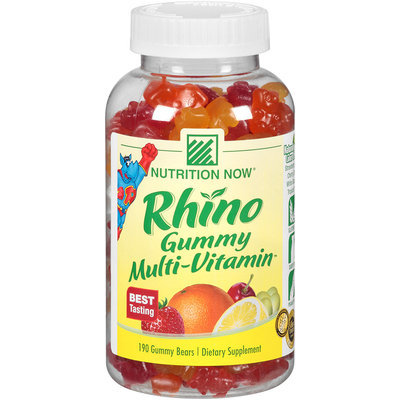 Nutrition Now® Rhino Gummy Multi-Vitamin™ 190 ct. Plastic Bottle