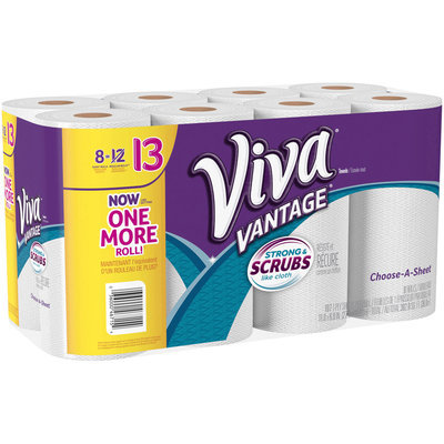 Viva® Vantage™ Choose-A-Sheet Paper Towels 8 ct Pack