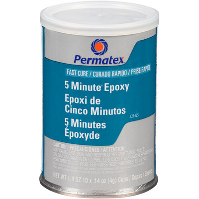 Permatex® Item #21425 Fast Cure 5 Minute Epoxy 10-.14 oz Cups