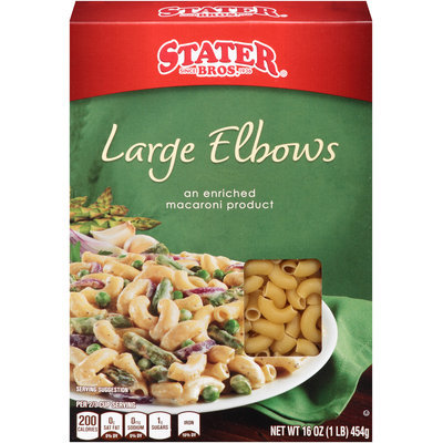 Stater Bros.® Large Elbows Pasta 16 oz. Box
