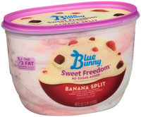 Blue Bunny Sweet Freedom No Sugar Added Banana Split