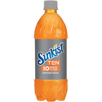 Sunkist® Ten™ Orange Soda 20 fl. oz. Plastic Bottle