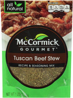 McCormick® Gourmet™ Tuscan Beef Stew Recipe & Seasoning Mix