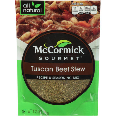McCormick® Gourmet™ Tuscan Beef Stew Recipe & Seasoning Mix