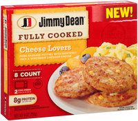 Jimmy Dean® Cheese Lovers Pork Sausage Patties 8 ct Box