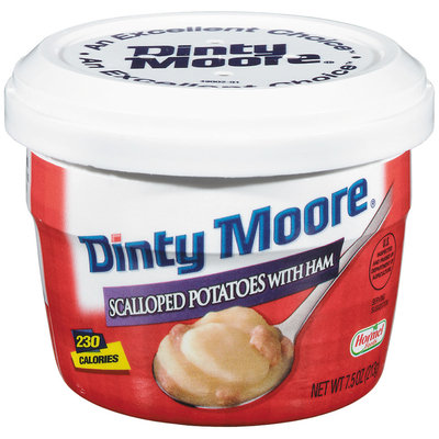 DINTY MOORE Scalloped Potatoes W/Ham Microwave Cup 7.5 OZ CUP