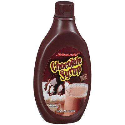 Schnucks Chocolate Flavored Syrup 24 Oz Plastic Bottle