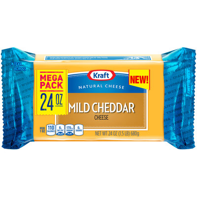 Kraft Mild Cheddar Cheese 24 oz. Brick