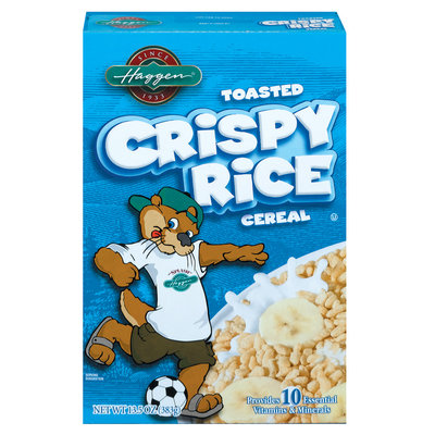 Haggen Toasted Crispy Rice Cereal 13.5 Oz Box