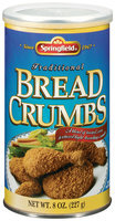 Springfield Traditional Bread Crumbs 8 Oz Canister