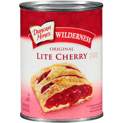 Duncan Hines® Wilderness® Original Lite Cherry Pie Filling & Topping 20 oz. Can