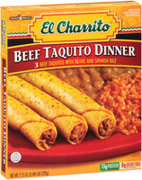El Charrito™ Beef Taquito Dinner 7.75 oz. Box