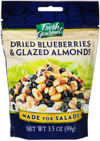 Fresh Gourmet® Dried Blueberries & Glazed Almonds 3.5 oz. Pouch