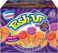 Nestlé Push-Up Cherry/Grape/Orange Frozen Dairy Dessert Pops 32 ct Box