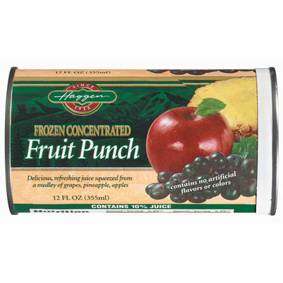 Haggen Fruit Punch 12 Oz Can