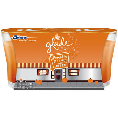 Glade® Pumpkin Pie Diner™ Candle 2-3.8 oz. Candles