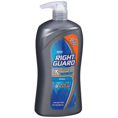 Right Guard® Xtreme Cooling® Chill Hair & Body Wash 32 fl. oz. Bottle