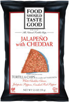 Food Should Taste Good Jalapeno with Cheddar Tortilla Chips