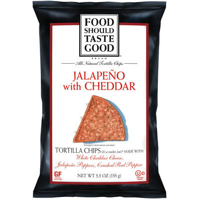 Food Should Taste Good Jalapeno with Cheddar Tortilla Chips