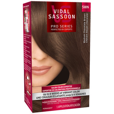 Vidal Sassoon Pro Series 5WN Medium Chocolate Brown Hair Color Kit