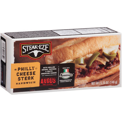 Steak-Eze® Philly Cheese Steak Sandwich 5.15 oz. Box