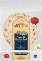 Mission Artisan Style Flaxseed & Blue Corn Blend 8 Ct Tortillas 10.4 Oz Bag