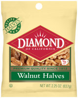 Diamond of California® Walnut Halves 2.25 oz. Bag