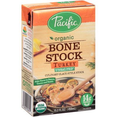 Pacific Organic Bone Stock Turkey Unsalted