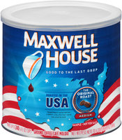 Maxwell House Original Roast Ground Coffee Roasted in the USA 30.6 oz. Canister