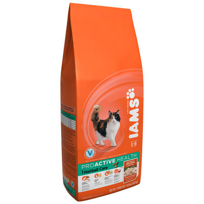 Iams® ProActive Health Hairball Care Dry Adult Cat Food 9.8 lb. Bag