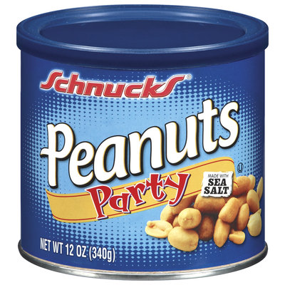Schnucks Party Peanuts 12 Oz Canister