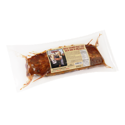 Carson's Fully Cooked Pork Loin Back Ribs in BBQ Sauce