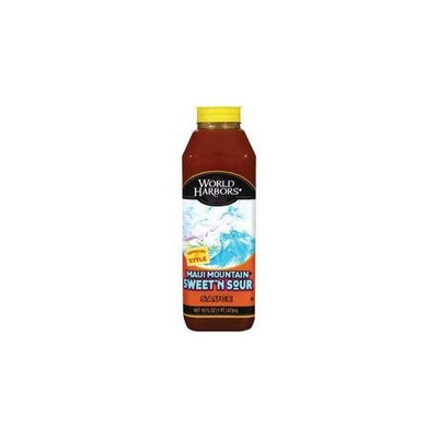 World Harbors Maui Mountain Hawaiian Style Sweet 'n Sour Sauce 18oz (Pack of 2)