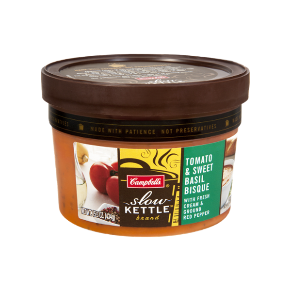 Campbell's® Slow Kettle Tomato & Sweet Basil Bisque with Fresh Cream
