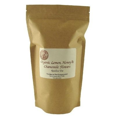 Boston Tea Finest Grade Rooibos Tea, Organic Lemon, Honey and Chamomile Flowers Resealable Pouch