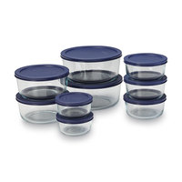 World Kitchen, Inc. WORLD KITCHEN, INC. Pyrex 18 piece Storage set with multi colored lids - WORLD KITCHEN, INC.