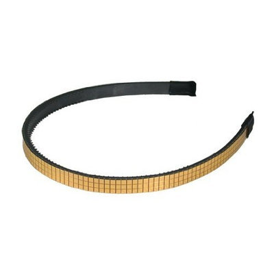 Smoothies Shiny Square Headband-Gold 01633