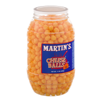 Martin's Cheese Balls Real Cheddar Cheese Flavored