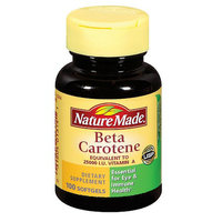 Nature Made Beta Carotene Dietary Supplement Softgels
