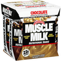 Muscle Milk Genuine Nutritional Chocolate Shake - 4 Ct