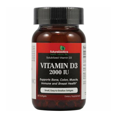 FutureBiotics Vitamin D3 2000 IU 120 Softgels