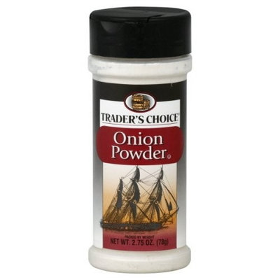 Traders Choice Onion Powder, 2.75-Ounce Plastic Jars (Pack of 12)