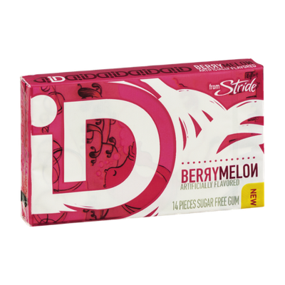 Stride iD Sugar Free Gum Berrymelon - 14 CT