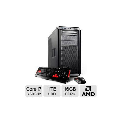 iBUYPOWER TGP746 Workstation PC - Intel Core i7-4790 3.60GHz, 16GB DDR3 Memory, 1TB HDD, DVDRW, 2GB AMD FirePro W600, Wi